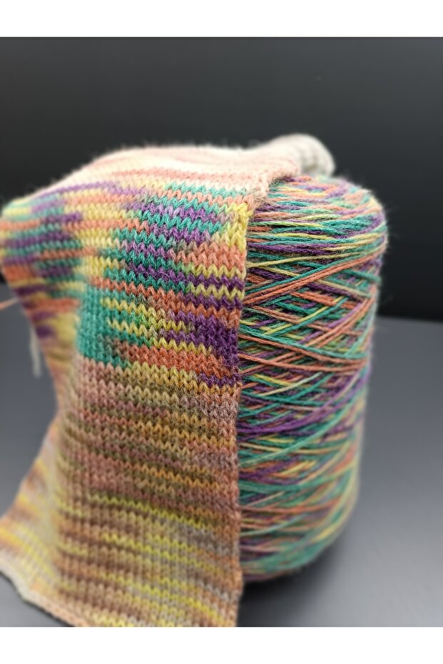 100% Merino Hand Knitting Yarn 300Gr Colorful