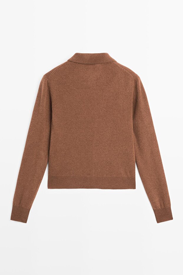 %100 yün triko hırka - 4