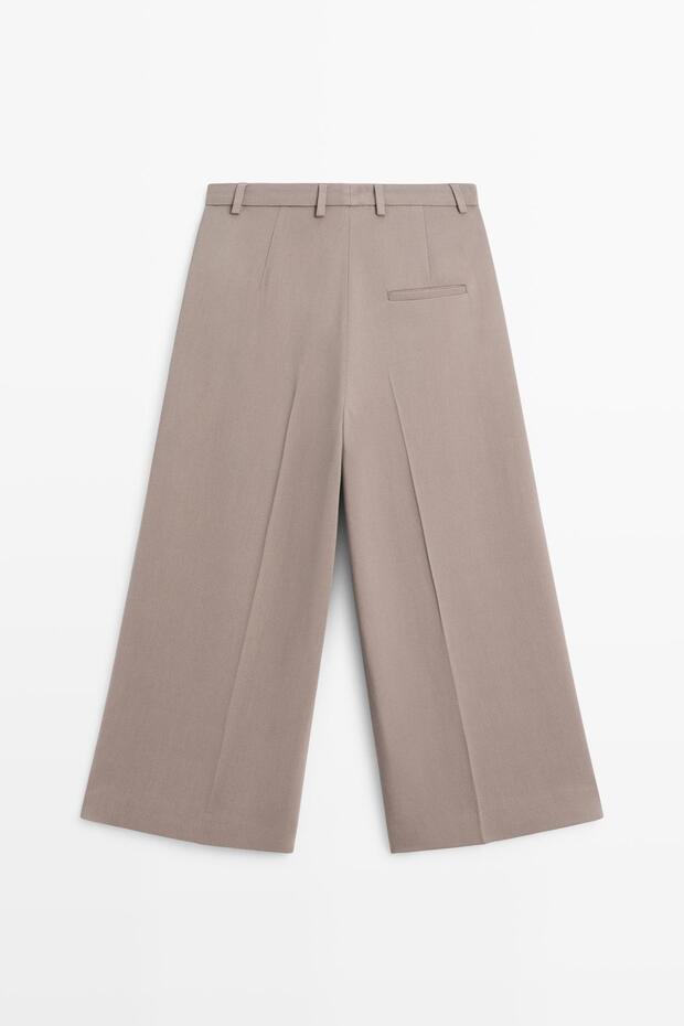 Bol kesim uzun bermuda şort - 6