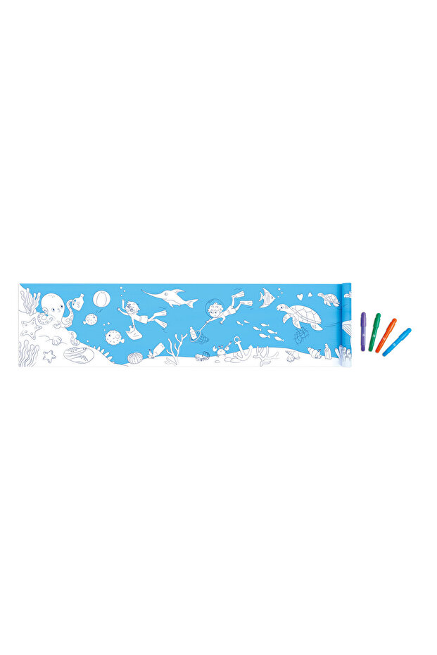 Ocean Doodle Paper Roll for Kids 3Y+
