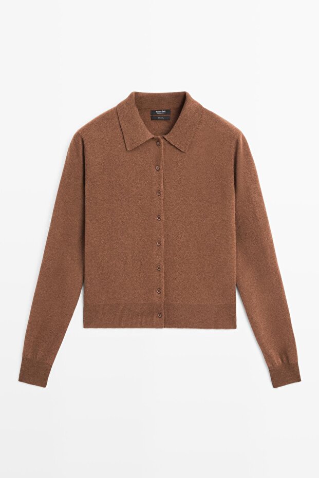 %100 yün triko hırka - 1