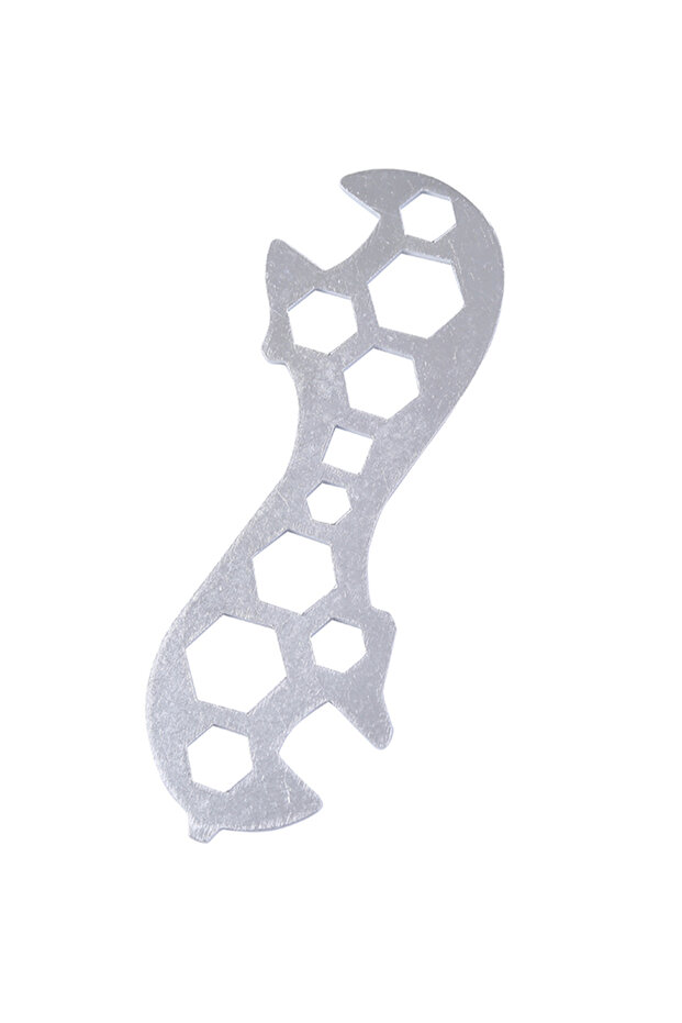 Multi-Function Bicycle Wrench - Compact Multitool Spanner - 3