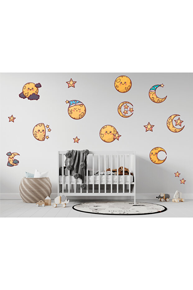 Decorative Sticker – Cute Moon - 2