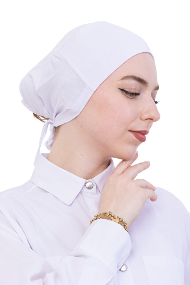 قبعة داخلية عملية من القطن للحجاب، قبعة فيسكوز جاهزة للحجاب، للاستخدام اليومي في الصلاة