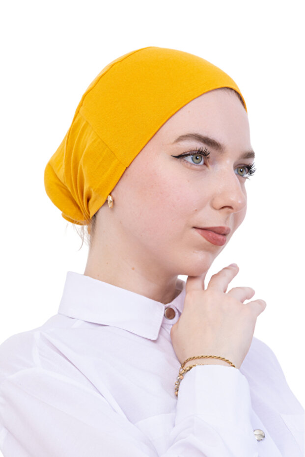 قبعة داخلية عملية من القطن للحجاب، قبعة فيسكوز جاهزة للحجاب، للاستخدام اليومي في الصلاة