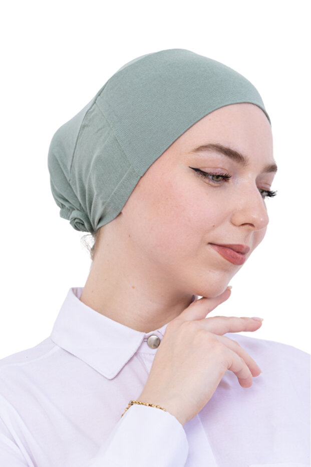 قبعة داخلية عملية من القطن للحجاب، قبعة فيسكوز جاهزة للحجاب، للاستخدام اليومي في الصلاة