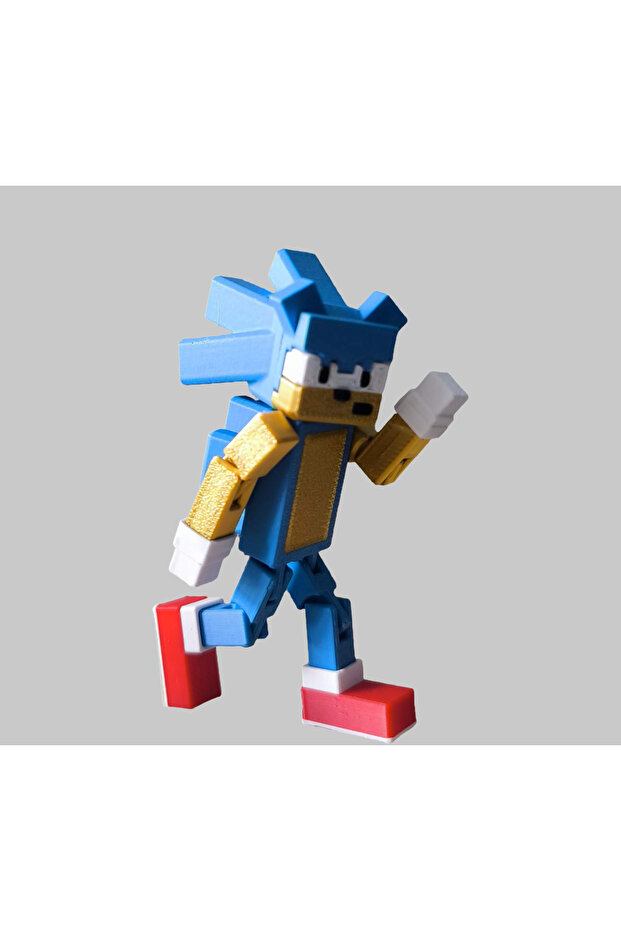 Minecraft Sonic eklemli figür oyuncak - 2