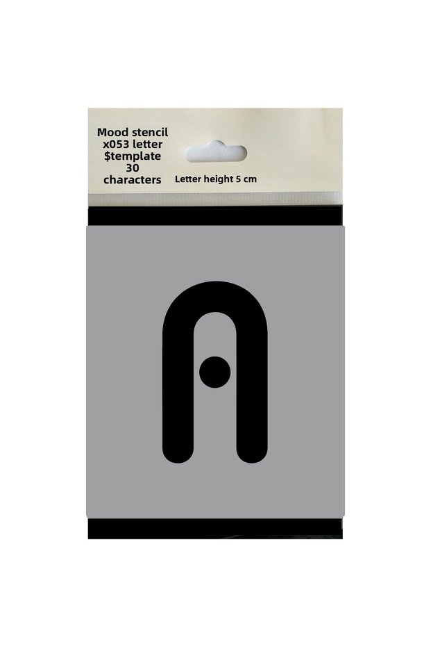 Stencil Letter Painting Template X053 Letter Height 5 cm