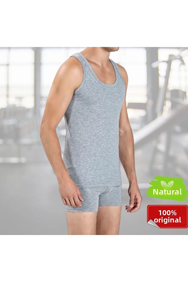 3-Pack Quality Strapped Men's Undershirt - 2
