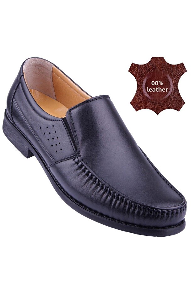 Inside and Outside Genuine Leather Full Orthopedic Comfortable Casual Men's Shoes 060sk