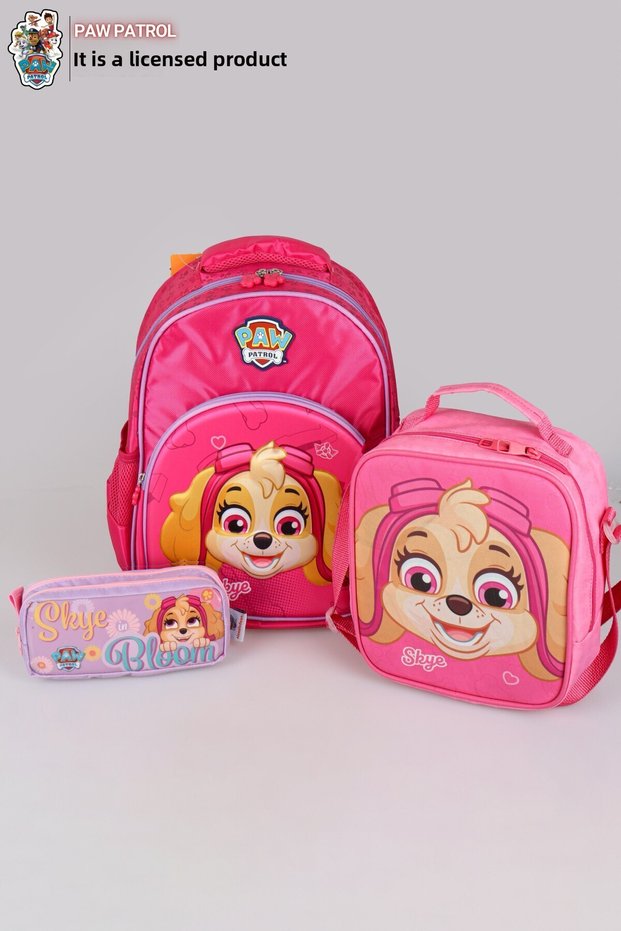 New Season Licensed with Dekomus Paw Patrol Adventure in School Collection School, Lunch with Thermoses and Pen