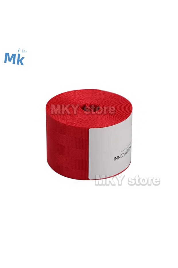 Red 1Set Universal Car Seat Belt DIY Lap-Belt Car High-Strength Polyester Seat Safety Belts Multicol
