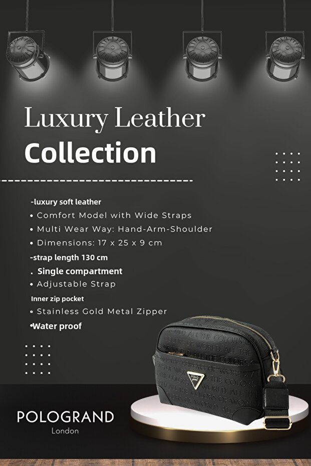 Δώρο για την Ημέρα του Αγίου Βαλεντίνου με Ειδική Συσκευασία Δώρου Πολυτελής, Μαλακή Δερμάτινη Άνετη Τσάντα Ώμου με Χιαστί Λουράκι - 3