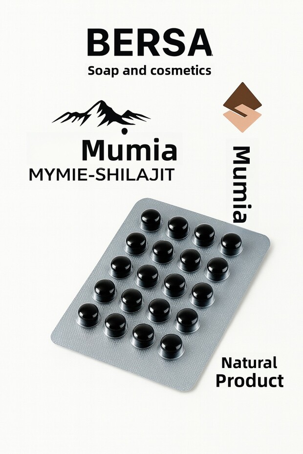 100% Pure Mumiyo 30 Tablets |   Shilajit Imported from Kyrgyzstan Natural Energy and Immune Support