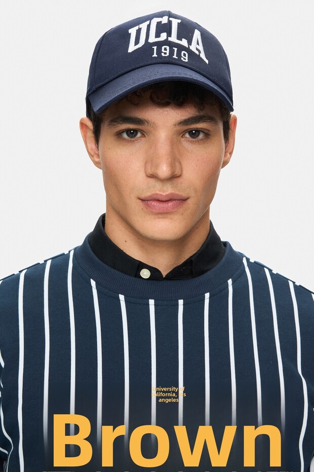 BALLARD Navy Blue Baseball Cap Embroidered - Unisex Hat