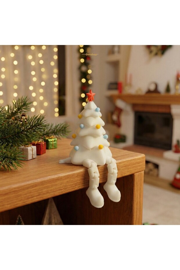 Articulated Christmas Ornament in the Shape of a Pine Tree