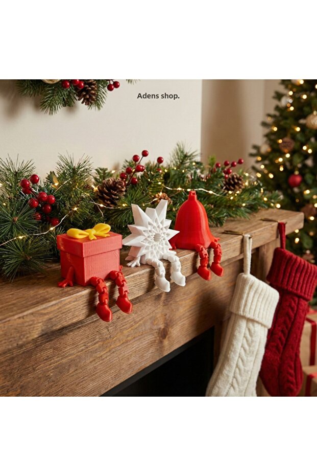 Set of 3 Christmas Ornaments