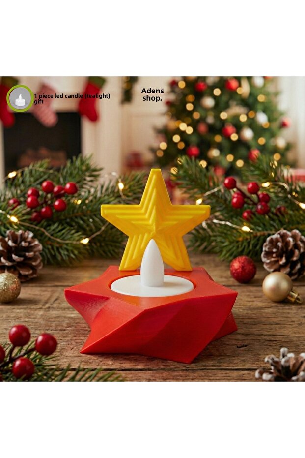 Tealight Christmas Star Christmas Ornament