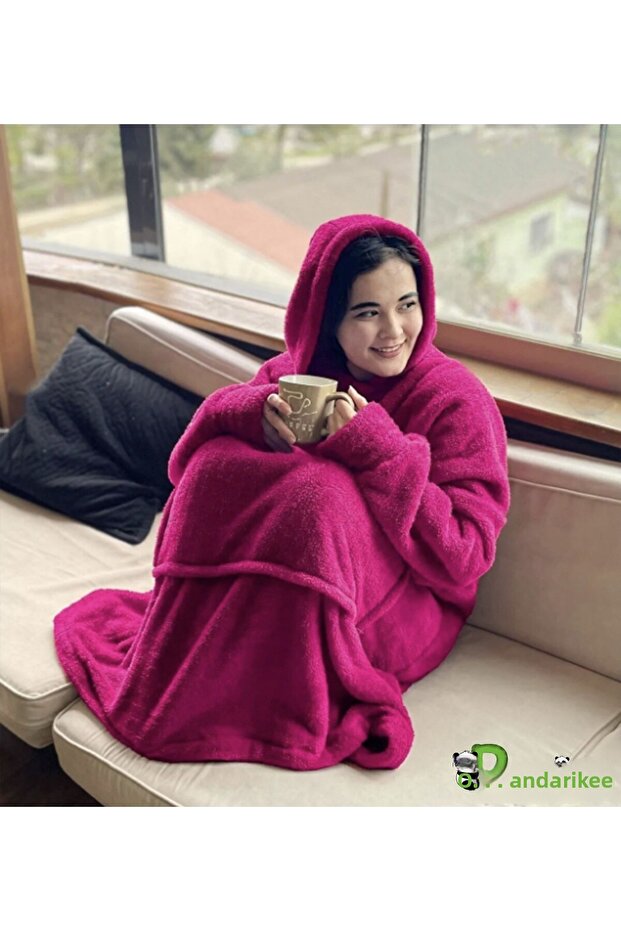 Welsoft Plush Fleece Wearable Blanket Pajamas