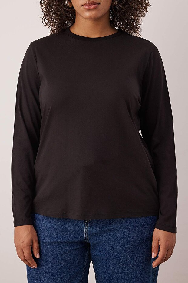 Çok Renkli 3'lü Paket Regular/Normal Kalıp Basic Bisiklet Yaka Örme T-Shirt TBBAW26BF00004 - 9