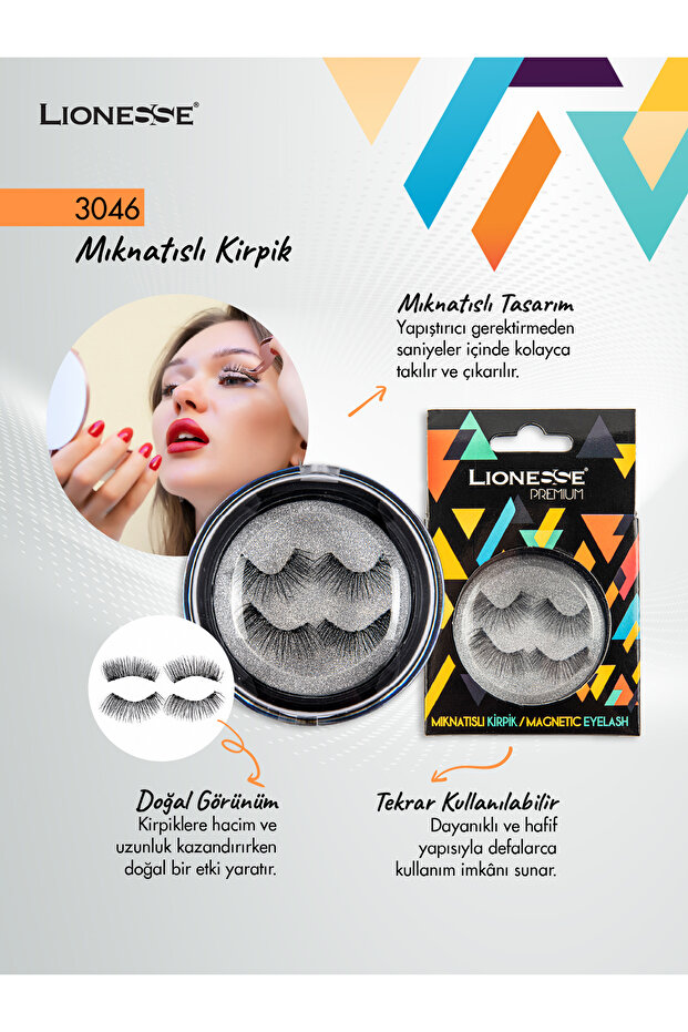 Mıknatıslı Kirpik 3046 - 2