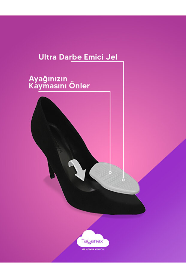 Şeffaf Kadın Tabanlık SOFT POINT GEL - 2