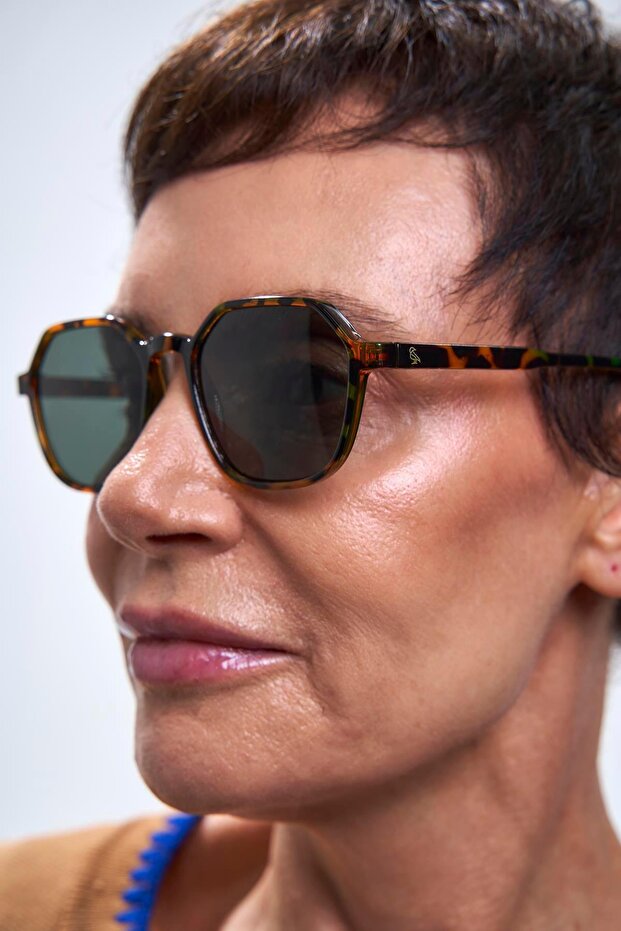 Caesar Magic Leopard Green Sunglasses - 4