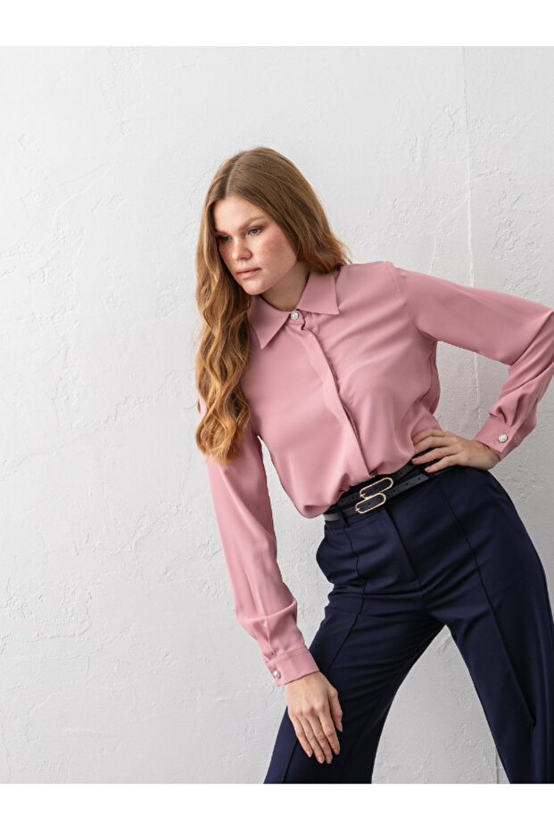 Double Belted Ribbed Stylish Trousers