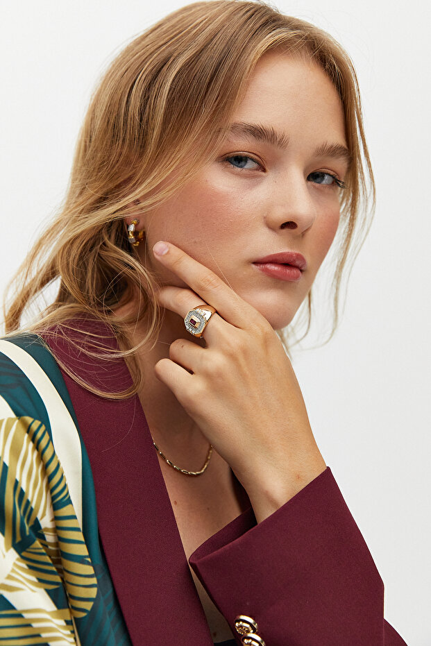 Ring with Ruby Stone