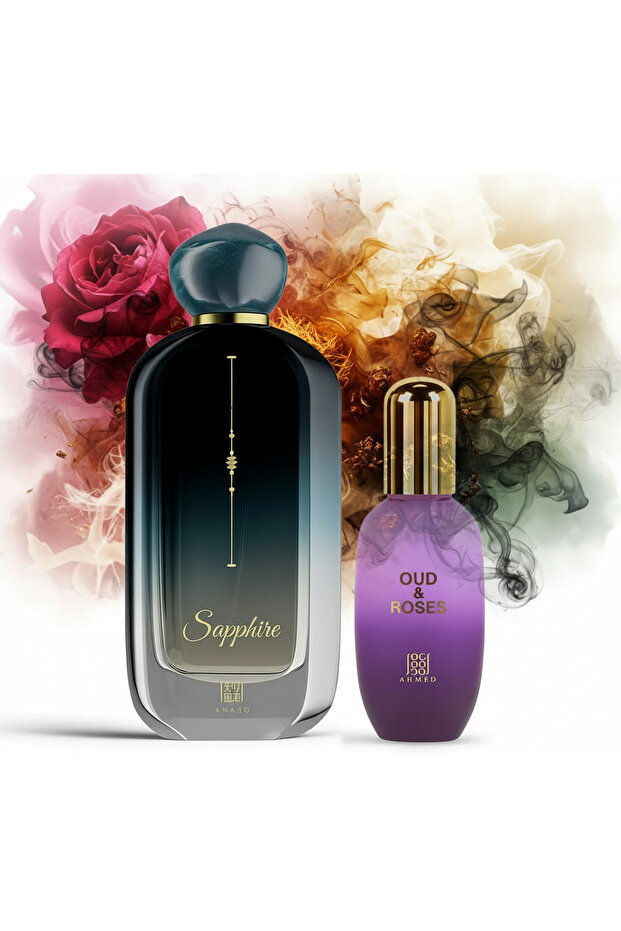 Sapphire 100ML & Oud & Roses Body Gel 30ML Combo