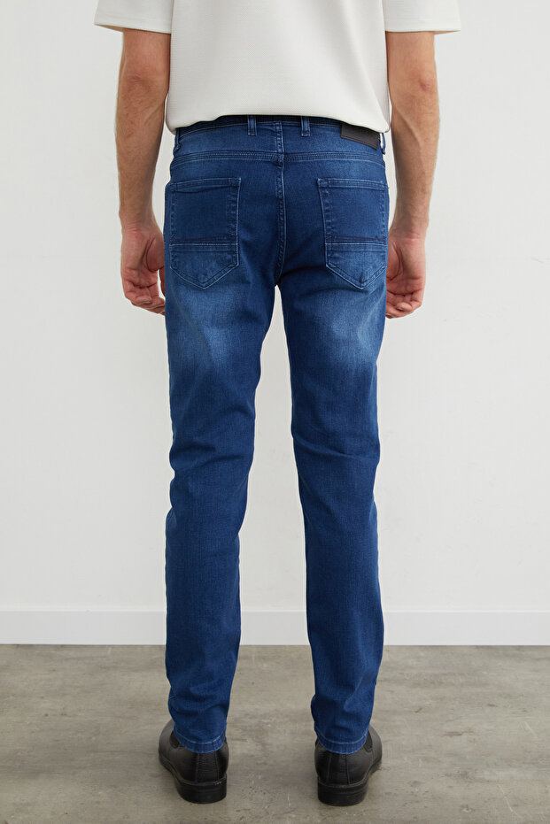 Regular Fit Normal Bel Jean - 8