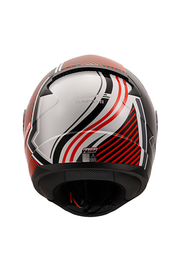 RAPID2 EXTRA BEYAZ KIRMIZI KASK - 5