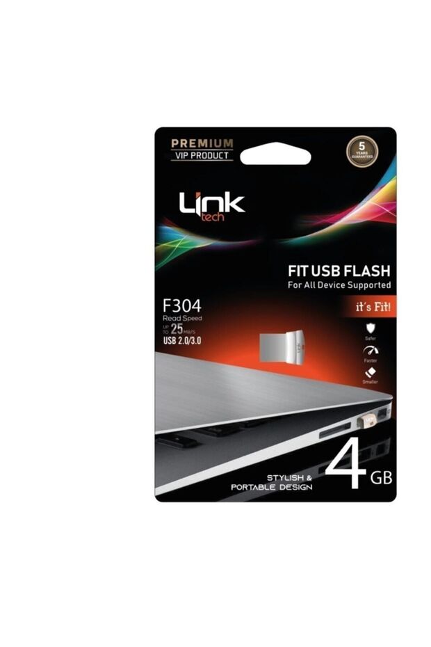 Linktech Fit Premium 4gb Mini USB Flash Memory 25mb/s