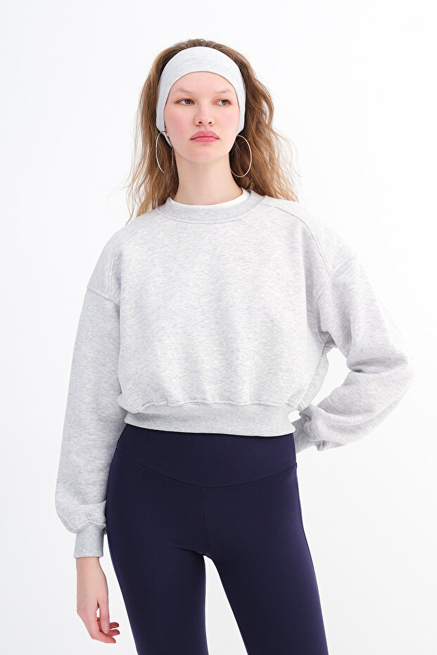 Şardonlu Basic Sweatshirt S3812-İ13 - 4