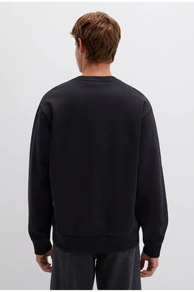 Baskılı Erkek Sweat M0611716-900 - 5