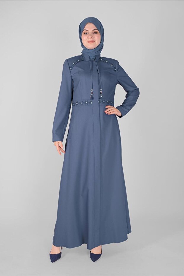 Lace Embroidered Pardesü 10211