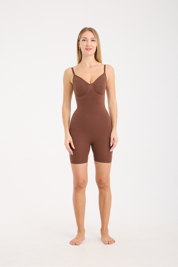 Women's Full-Body Shapewear Corset for Waist, Hips, Bust, and Butt - Full-Length Shaping Corset