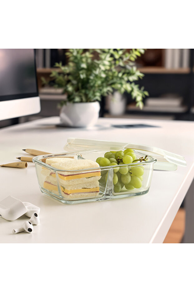 Fresco Compartmented Lockable Storage Container 720 Cc - 2