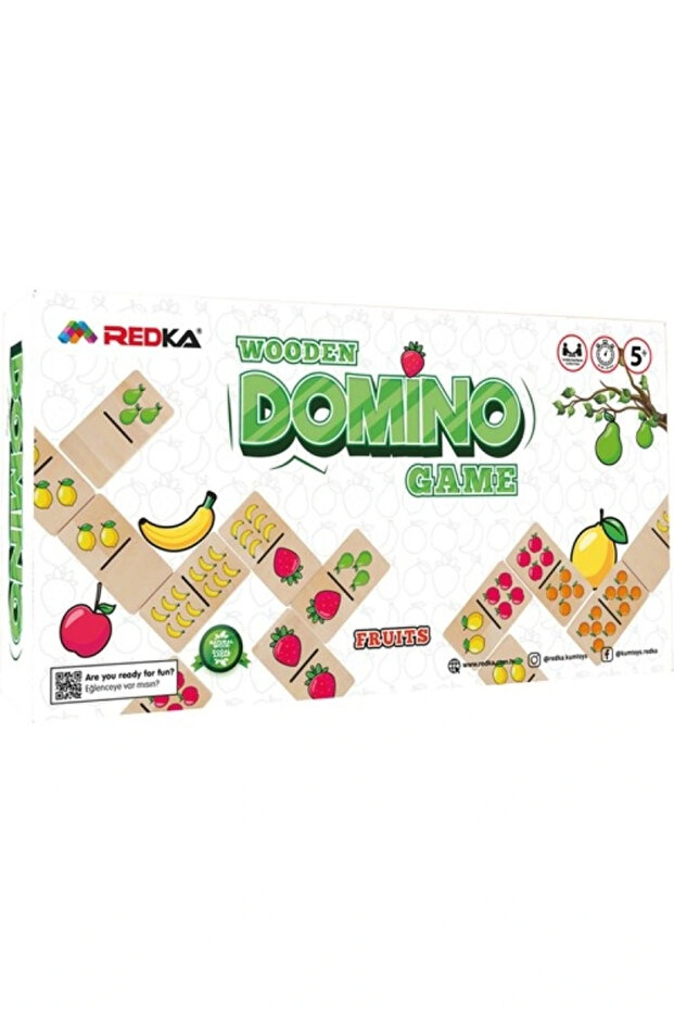Wooden Domino - Fruits