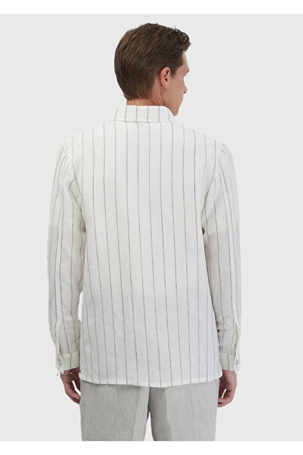 Ekru Gömlek Ceket - 7