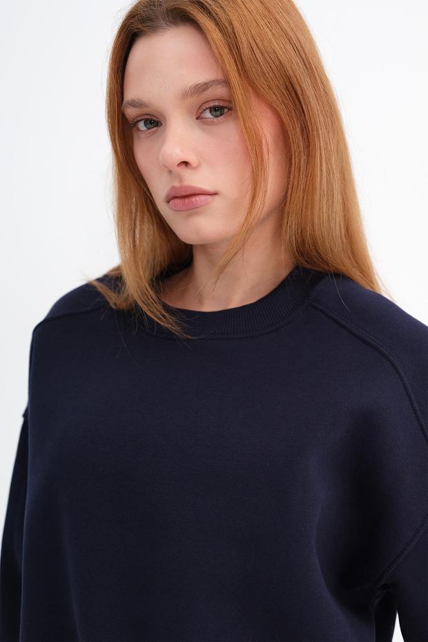 Şardonlu Basic Sweatshirt S3812-İ13 - 4