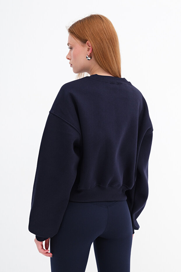 Şardonlu Basic Sweatshirt S3812-İ13 - 6