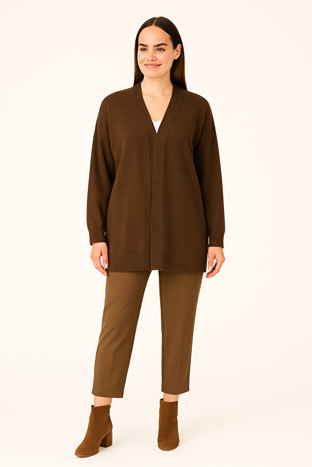 Over Size Triko Hırka - 1