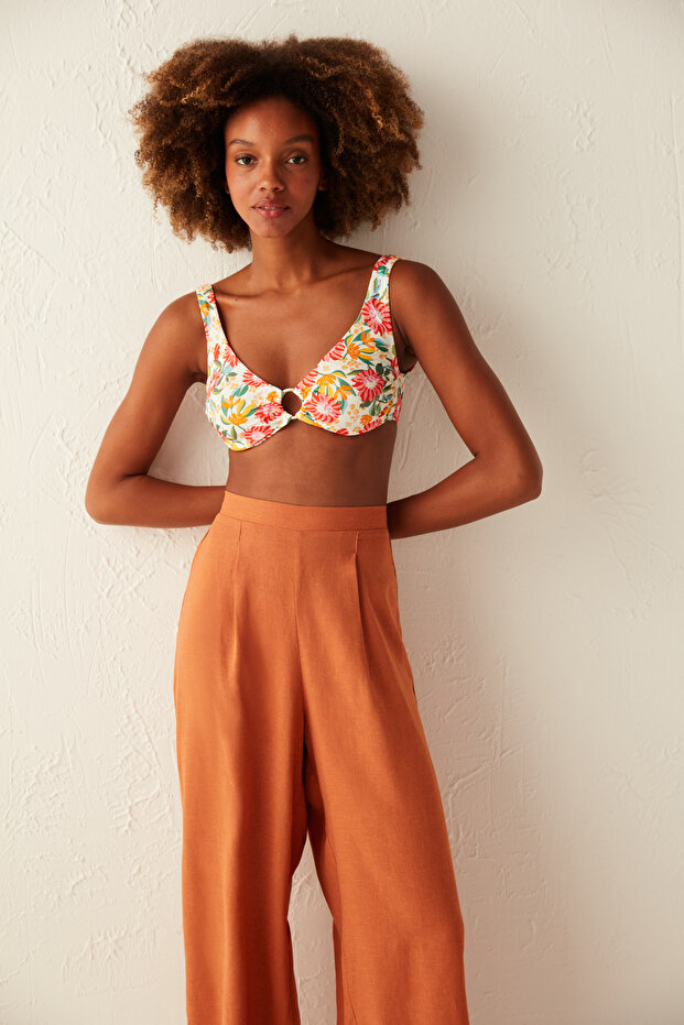 Multi-Colored Nice Hot Bikini Top - 4