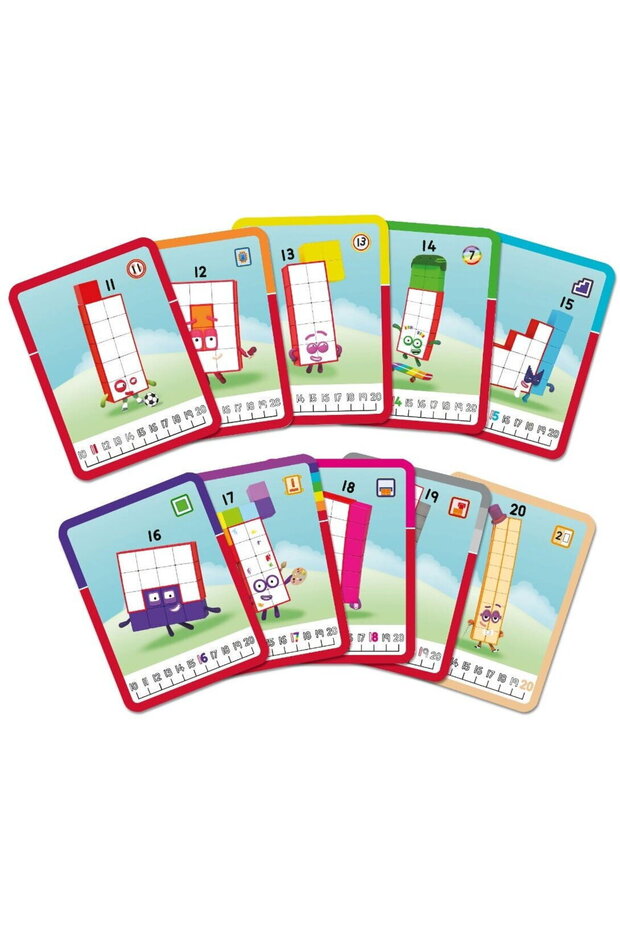 MathLink®Cubes Numberblocks in Romanian - Activity Set from 11 - 20 - 2