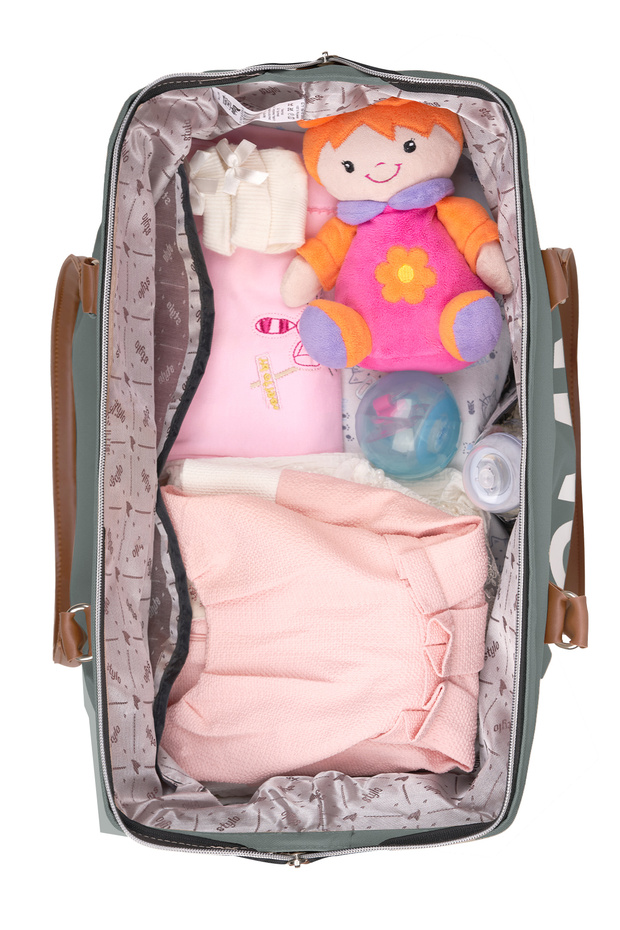 Mommy Bag Usa Mother Baby Care and Women's Bag-grey - 5