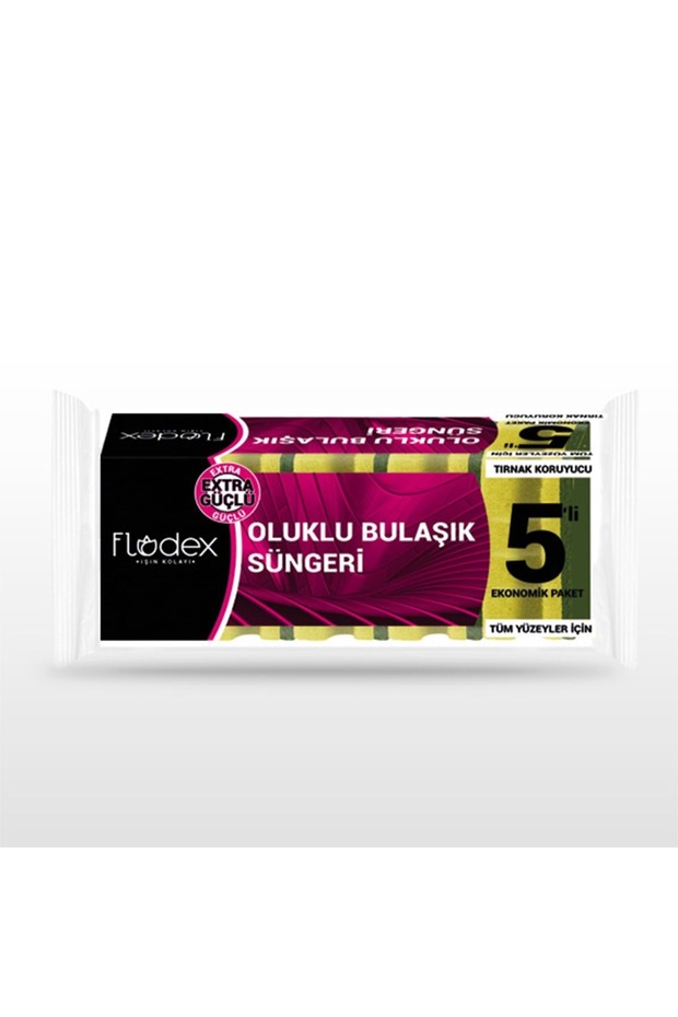 5 Li Oluklu Sünger - 1
