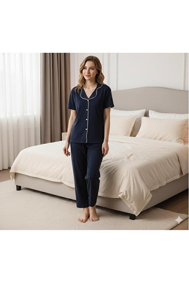Women's Short-Sleeve Pajama Set