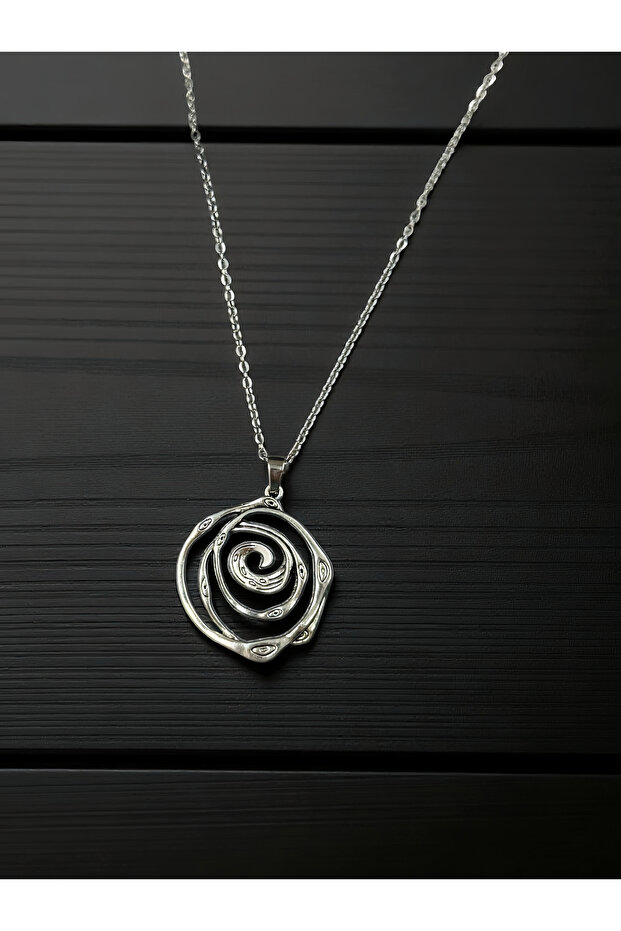 Spiral çelik kolye - 1