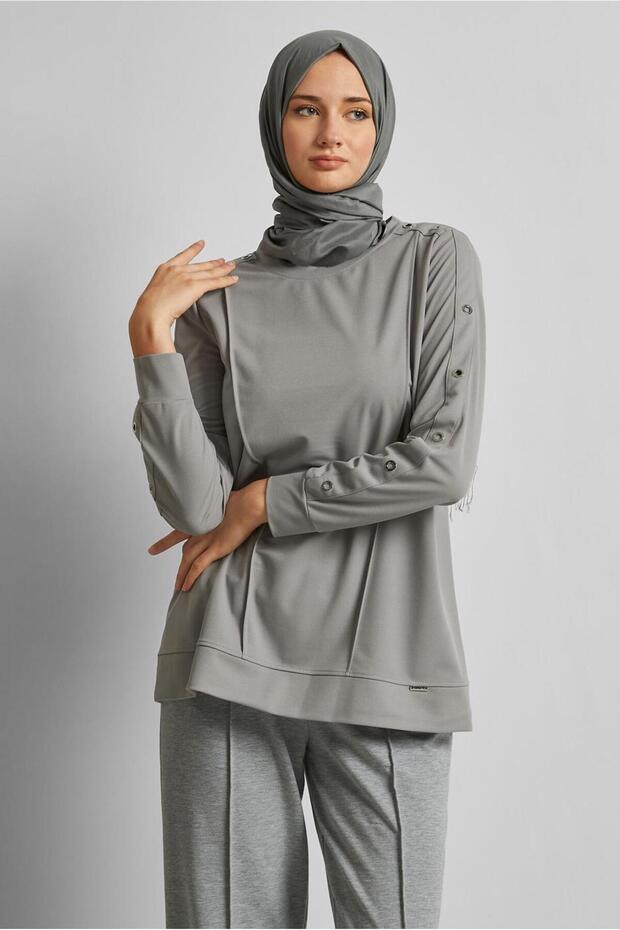 Crew Neck Tracksuit Tunic 45699